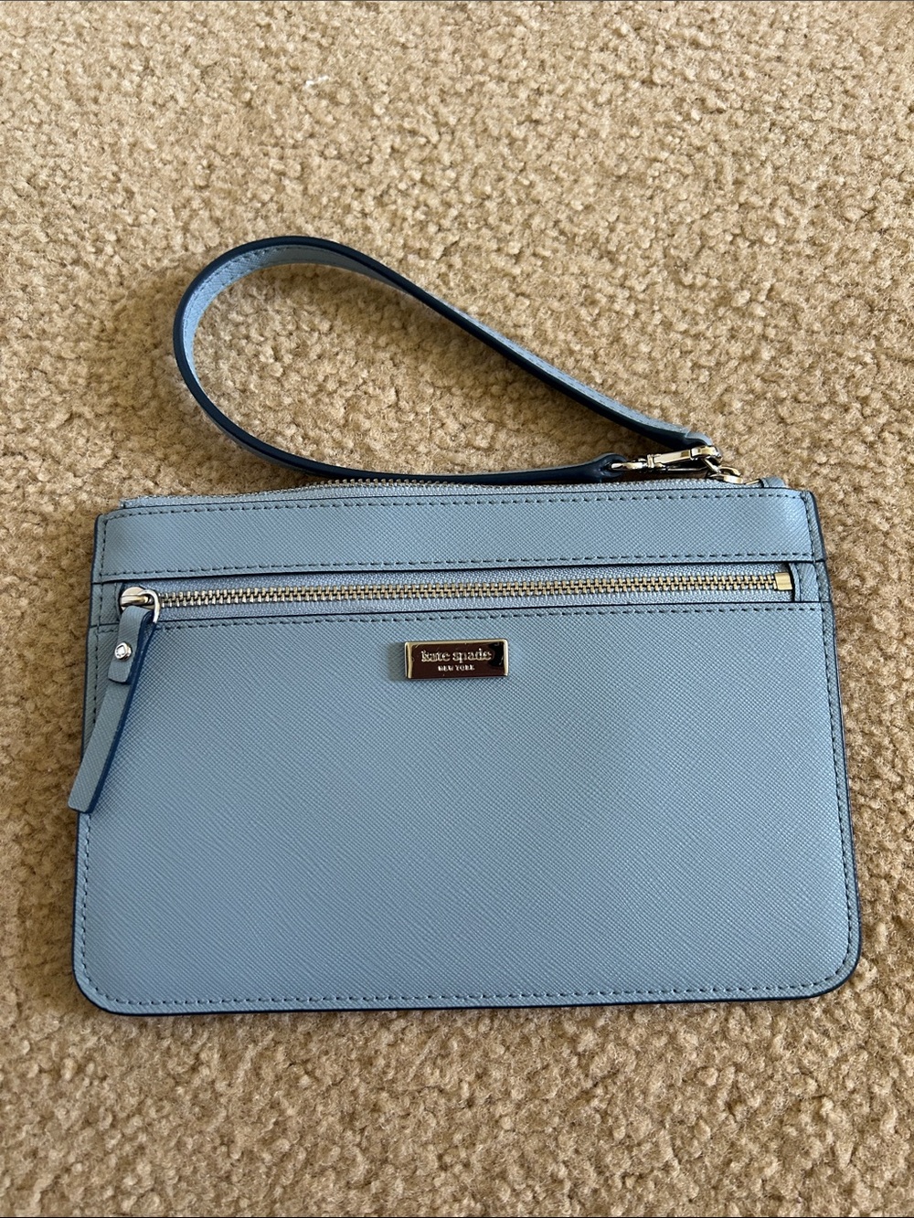 kate spade Light Blue  Laurel Way Tinie Wristlet Clutch